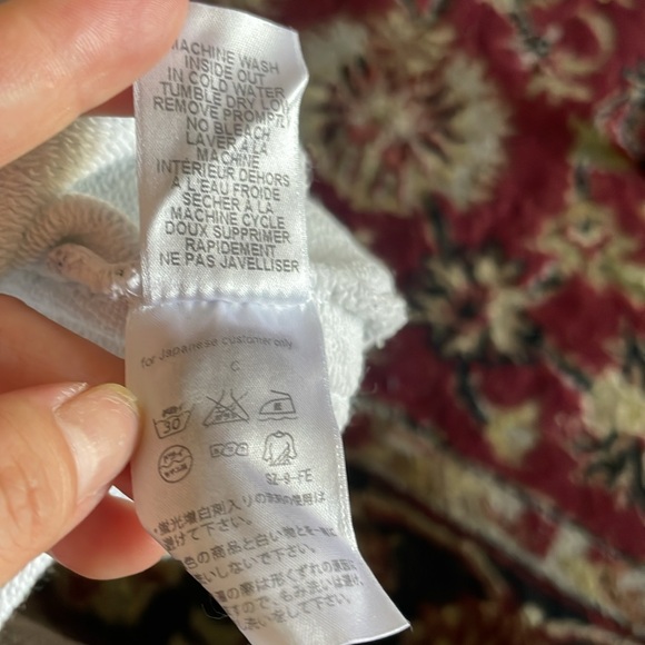 Frank & Eileen Tee Lab Limited Edition Hoodie Crop Jacket size small - Picture 7 of 7